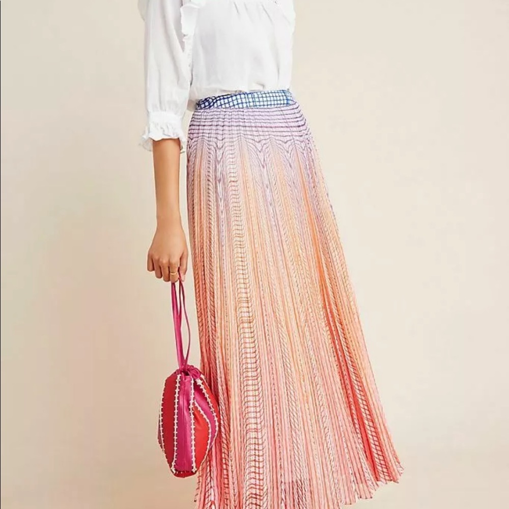 geisha designs anthropologie dawn skirt 4 small